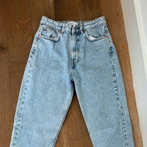 Light washed zara jeans